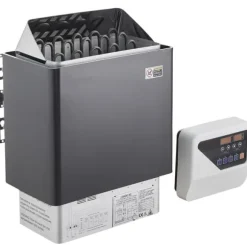 Elektrisk Bastuvärmare 8KW, Digital Controller, för hemmaspa 8-12 m³