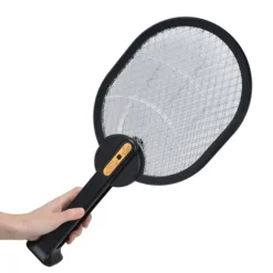 Elektrisk flugsmällare multifunktion 2 i 1 USB uppladdningsbar elektrisk flugträ för hemmet