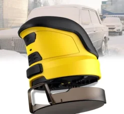 Elektrisk Isskrapa, Snöborste för Bil, Skonsam för Lack, Vintertillbehör för Bilen, Snöröjning och Avisning, Uppladdningsbar, Perfekt för Vindruta