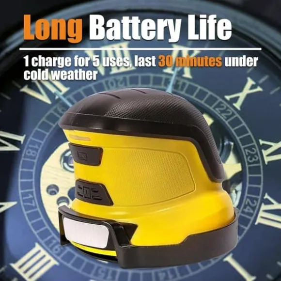 Elektrisk Isskrapa, Snöborste för Bil, Skonsam för Lack, Vintertillbehör för Bilen, Snöröjning och Avisning, Uppladdningsbar, Perfekt för Vindruta