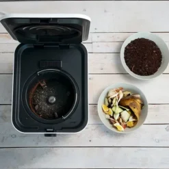 Elektrisk kökskompostbehållare InnovaGoods | Komposthink 3L | Varmkompost | Elektrisk kompostkvarn 550W | Matavfall kompostering