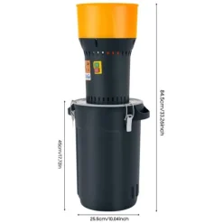 Elektrisk Kornkvarn, 1000W Effekt, 25L Kapacitet,grå