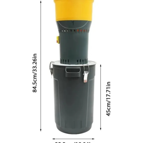 Elektrisk kvarn, högpresterande 1000W motor, 25L kapacitet,grön