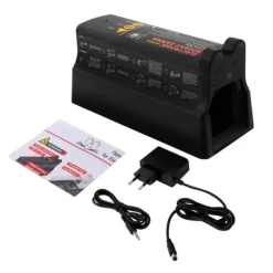 Elektrisk mus- och råttfälla - Elektronisk skadedjursfälla - EU-standard 220V 60Hz - 7000V högspänning - 27,5×11,9×12,5 cm - Svart