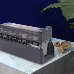 Elektrisk Musfälla, 7000V Hög Spänning, Mångsidiga Strömalternativ, Lätt att Rengöra