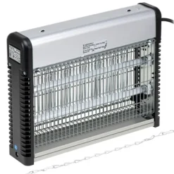 Elektrisk myggfälla med LED-lampa och 2200 V elektrisk stöt