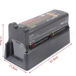 Elektronisk gnagare dödare, 7000V hög spänning, dubbla strömalternativ,svart