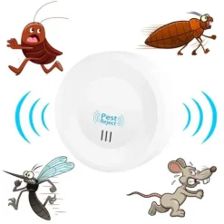 Elektronisk myggavvisande ultraljudsmyggavvisare Multifunktionell hushållsavvisare