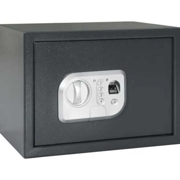 Elektroniskt digitalt skåp med fingeravtryckslås 25x35x25 cm Stål