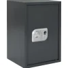elektroniskt digitalt värdeskåp med fingeravtryckslås 31x35x50 cm stål