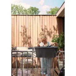 ELHO - Gb Balkongset De Cult 55 - Living Black - L 55 x B 28,5 x H 25 cm - Balkong - 100% återvunnen