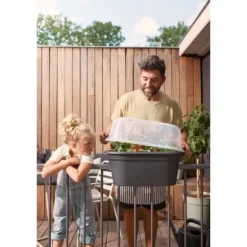 ELHO - Gb Balkongset De Cult 55 - Living Black - L 55 x B 28,5 x H 25 cm - Balkong - 100% återvunnen