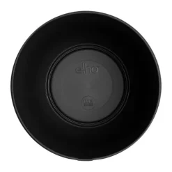 ELHO Blomkruka Jazz Rund - Svart - Ø 26 x H 24 cm - Inomhus - 100% återvunnen