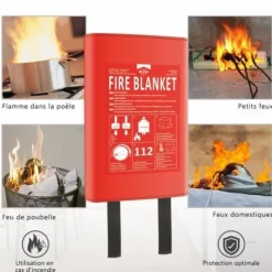 ELRO FB1300 Brandfilt - Stel - 1,2M x 1,2M