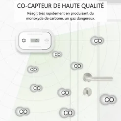 ELRO FC5003 kolmonoxiddetektor - 10 års sensor - med display