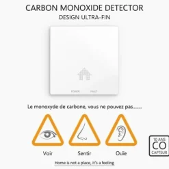 ELRO FC4610 Ultra Slim kolmonoxiddetektor med 10 års batteri