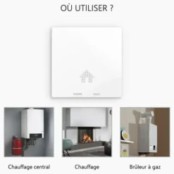 ELRO FC4610 Ultra Slim kolmonoxiddetektor med 10 års batteri