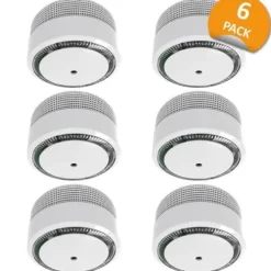 ELRO FS8010 Mini rökdetektor - Kompakt design - 10 års batteri - EN 14604 - 6 delar