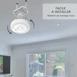 ELRO FS1801 Rökdetektor - Uppfyller europeisk standard EN14604 - 4 st