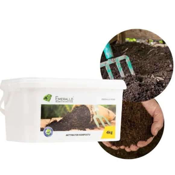 Emerald Home Activator 4 kg gödselmedel som påskyndar kompostnedbrytningen