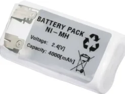 Emmerich 2443FA4000R Batteri för nödlampa U-formad 2,4 V 4000 mAh