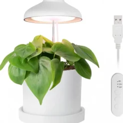Enne Bijou Grow -växtbelysning, USB, 5 W, 240 lm, vit
