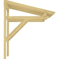 Entrétak 100x100x80 cm impregnerad massiv furu