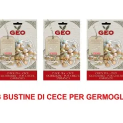 ERBJUDANDE 3 FÖRPACKNINGAR HÄRLIGT BIO CHICKPEAS FÖR SPROUTING 90GR FRÖTRÄDGÅRD FRÖN