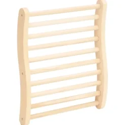 Ergonomiskt S-format ryggstöd i massiv furu - Bastuaccessoar | Färg: Natur | Storlek: Standard