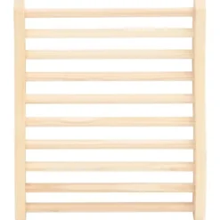 Ergonomiskt S-format ryggstöd i massiv furu - Bastuaccessoar | Färg: Natur | Storlek: Standard