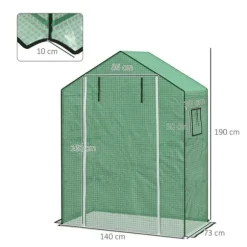 Ersättningsfolie i PE med UV-skydd för växthus, rullport & sidofönster