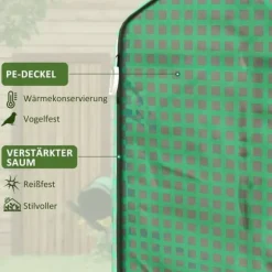 Ersättningsfolie i PE med UV-skydd för växthus, rullport & sidofönster