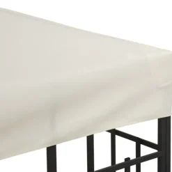 Ersättningspaviljongtak, 3x3m, Kräm Vit