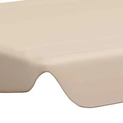 Ersättningstak - vidaXL - 150/130x105/70 cm - Beige - 100% polyester - Vattentålig