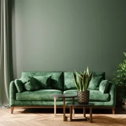 Etnisk blomkruka svart och guld 19xh20 cm