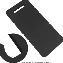 EVA Knäskydd för trädgårdsarbete med handtag (svart)