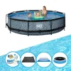 EXIT Swimming Pool Stengrå - Rampool ø360x76cm - Combi Deal