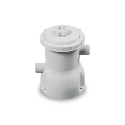 EXIT Wood pool ø244x76cm med filterpump - brun