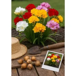 Exotisk hjärta blomsterlökar - Freesia Double Mix (40 stycken) diameter 5-6cm