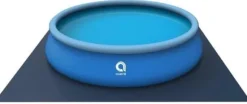Extra stor uppblåsbar pool med filterpump, lock och tillbehör – 305 cm diameter, 3618 liters kapacitet