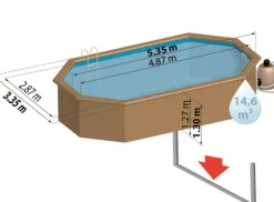 Familypool 535x335/130 Oval
