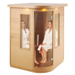Far Infrared Bastu 2 Personer Hemma Spa, 1850W, Effektiv Värme, Modern Design