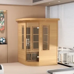 Far Infrared Bastu 2 Personer Hemma Spa, 1850W, Effektiv Värme, Modern Design