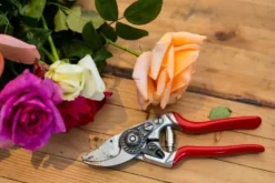 Felco 14, Bypass, Gjuten aluminium, Röd, Stål, Rostfritt stål, 1 styck