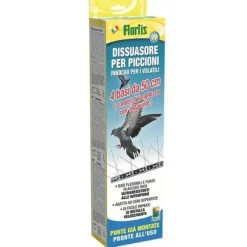 Fågelavvisare i rostfritt stål, 4x50 cm, grå