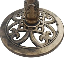 Fågelbad brons plast