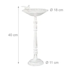 Fågelbad, Gjutjärn, 40x20x18 cm