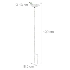 Fågelbad, Gjutjärn, 100x18.5x13 cm