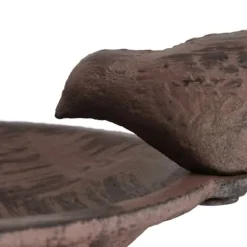 Fågelbad, Gjutjärn, 24x28x14 cm, Brun