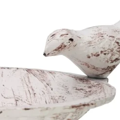 Fågelbad, Väggmonterbar gjutjärn, 24x28x14 cm